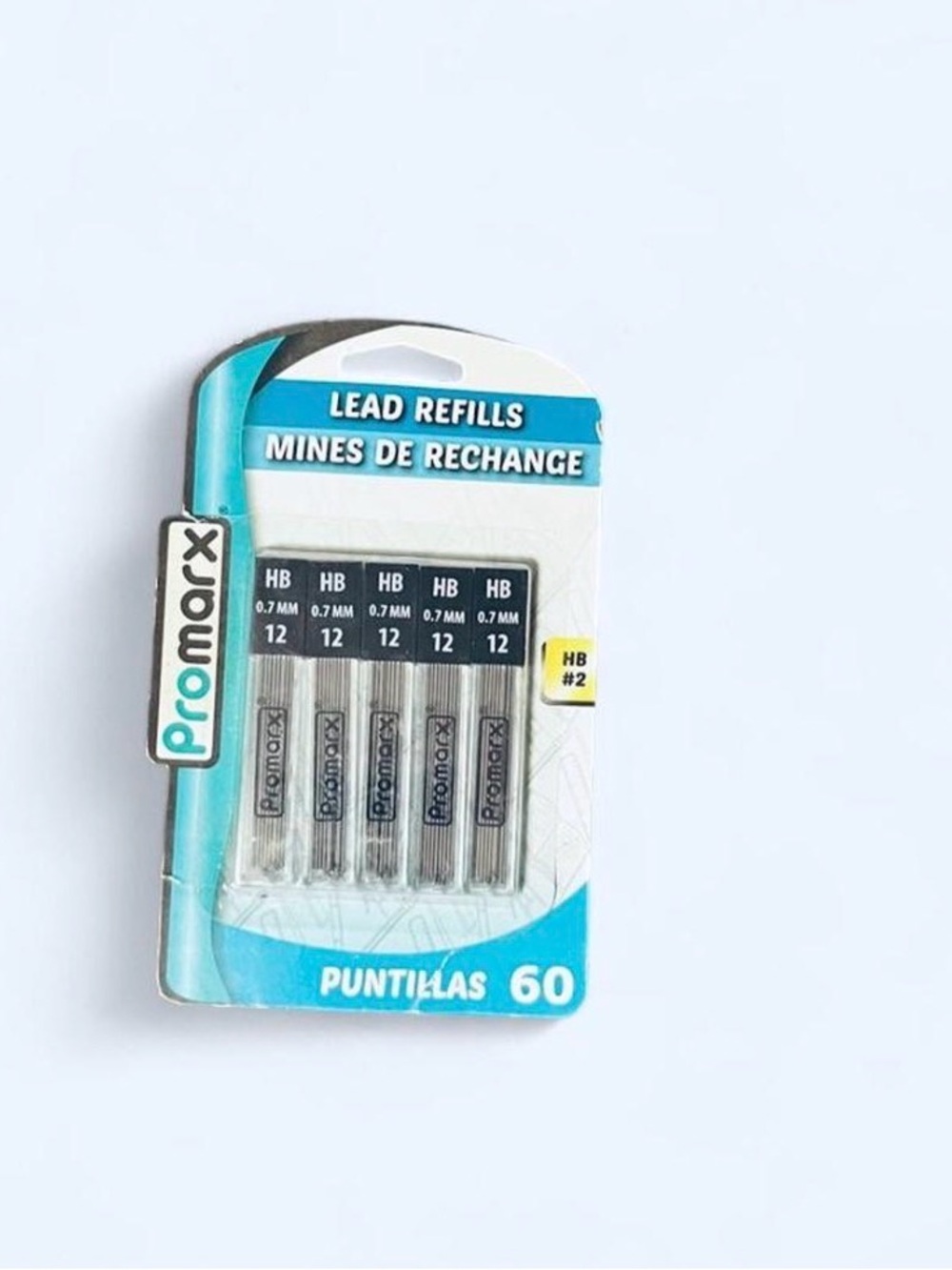 Promarx HB 0.7mm Pencil Lead Refills - Blue/White Pack